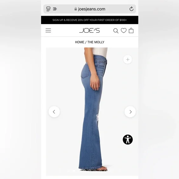 Joe’s Jeans The Everyday Molly Jean size 27 NWT - Picture 3 of 13